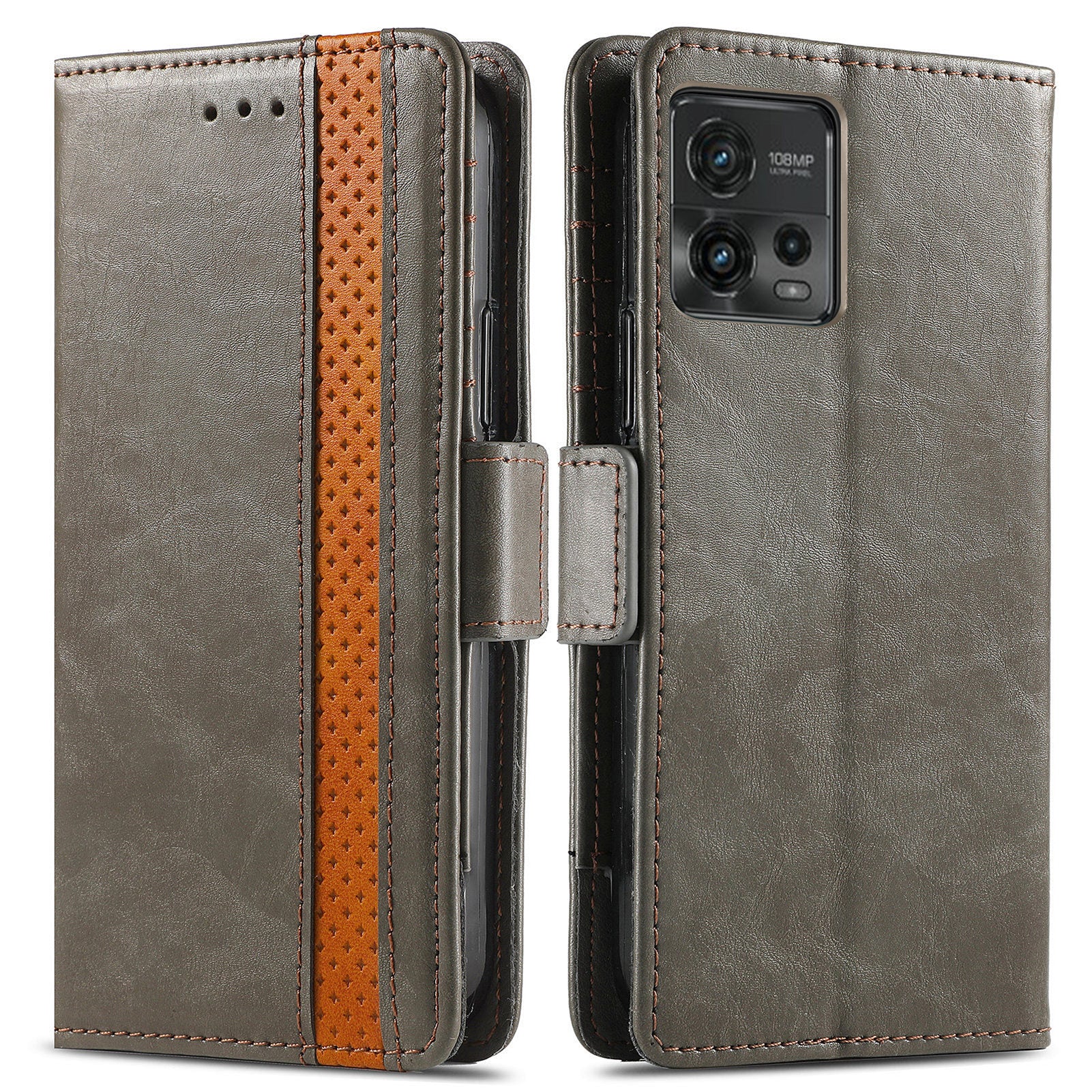 CASENEO 002 Series for Motorola Moto G72 4G RFID Blocking Business Splicing Style Leather Case Phone Wallet Stand Cover CASENEO 002 Series for Motorola Moto G72 4G RFID Blocking Business Splicing Style Leather Case Phone Wallet Stand Cover